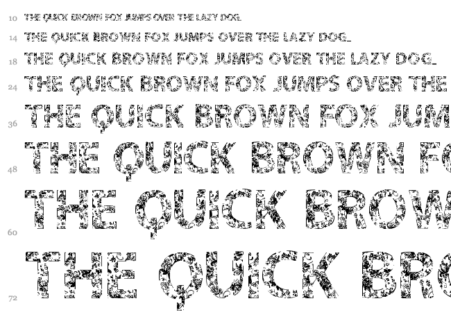 Vtks Flowers in our Soul font waterfall